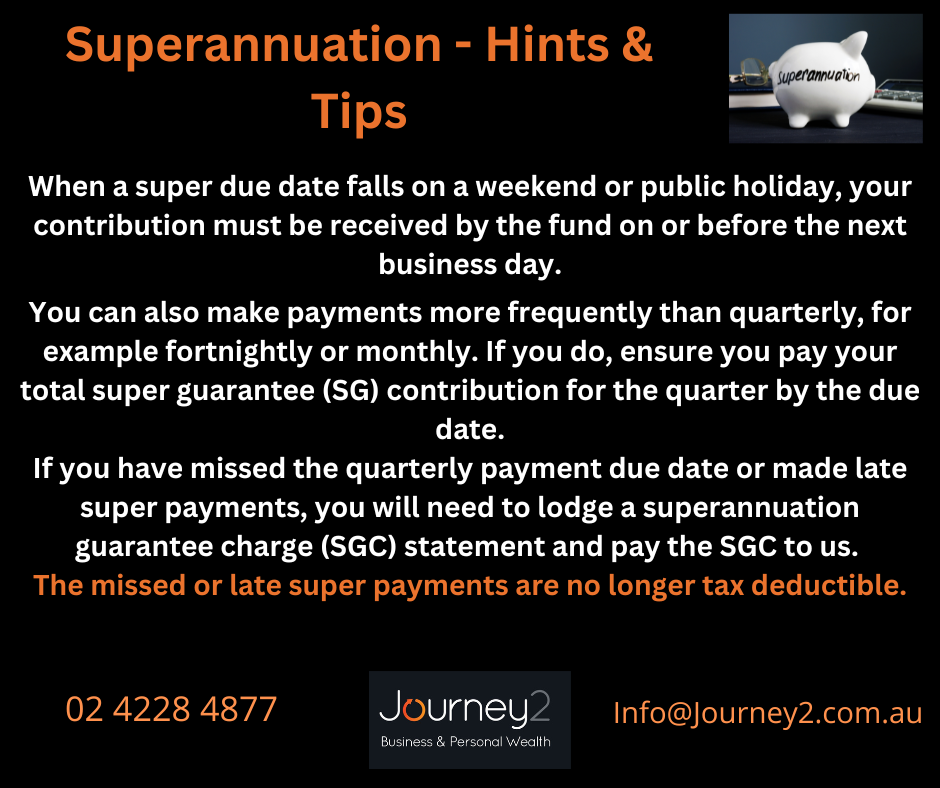 Superannuation – Hints & Tips